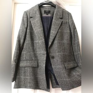 JCrew houndstooth ‘Willa’ wool blazer size 8